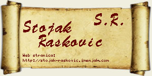 Stojak Rašković vizit kartica